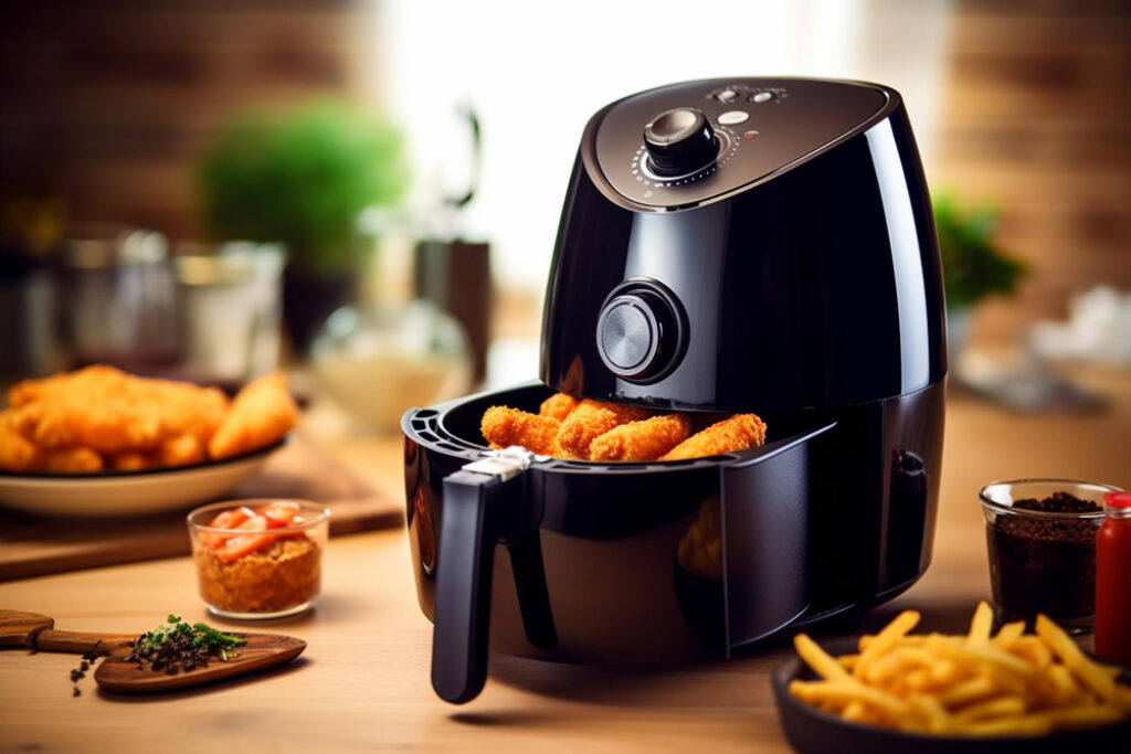 Quanto mais potente, mais rápido a air fryer prepara os alimentos