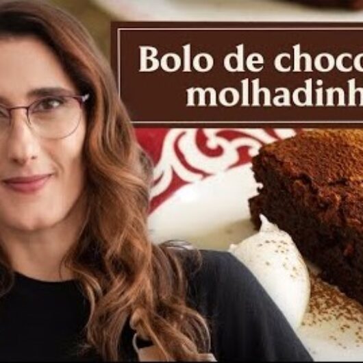 Bolo de Chocolate Molhadinho