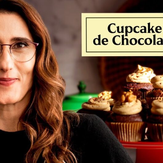 Cupcake de Chocolate com Café da Chef Paola Carosella