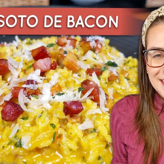 Risoto de Bacon da Chef Ana Zambrin