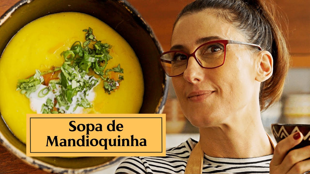 Sopa de Mandioquinha da Chef Paola Carosella